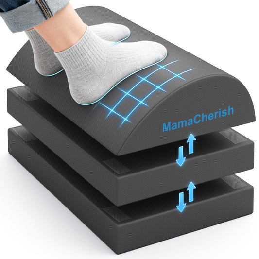Adjustable Foot Rest – Ergonomic Under Desk Foot Stool for Office, Home & Gaming